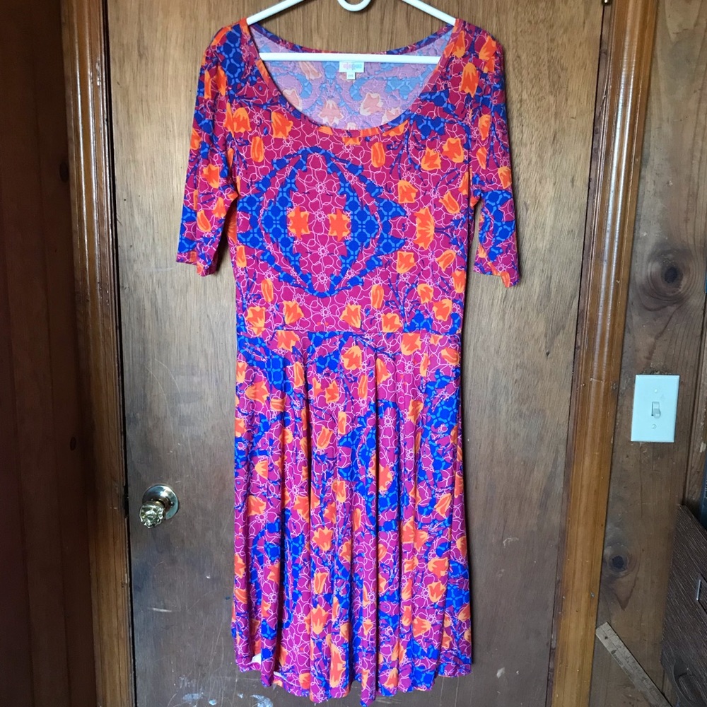 Lularoe Size 2X Colorful Dress